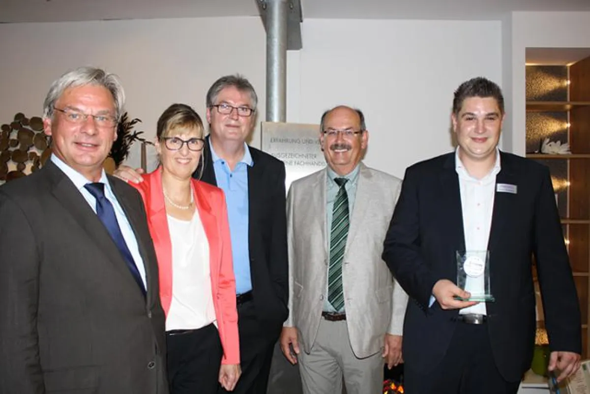 v.l.: Winfried Schönfeld, Gaby & Arno Dietmann, Richard Köth, Stefan Dietmann