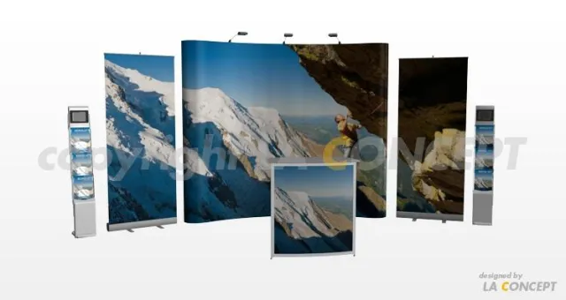 Bild: Intermot Messestände vom regionalen Partner LA CONCEPT