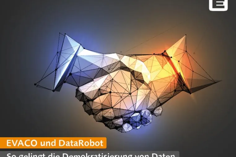 EVACO erweitert Analytics-Lösungen um künstliche Intelligenz durch Partnerschaft mit DataRobot Bild: EVACO erweitert Analytics-Lösungen um künstliche Intelligenz durch Partnerschaft mit DataRobot