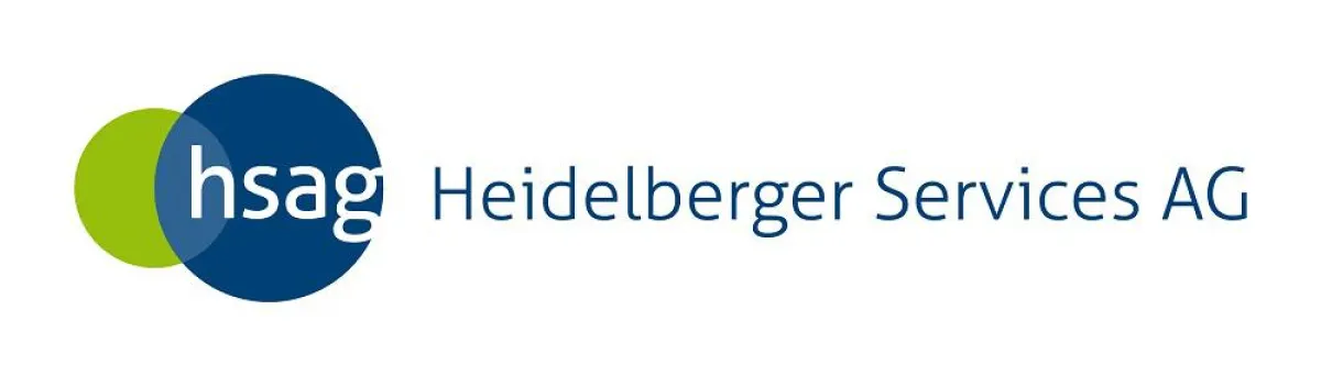 Wortbildmarke der hsag Heidelberger Services AG