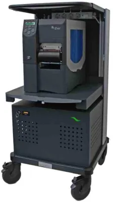 Bild: Mobiler Arbeitsplatz IND e-Craft mit extra Druckerauszug