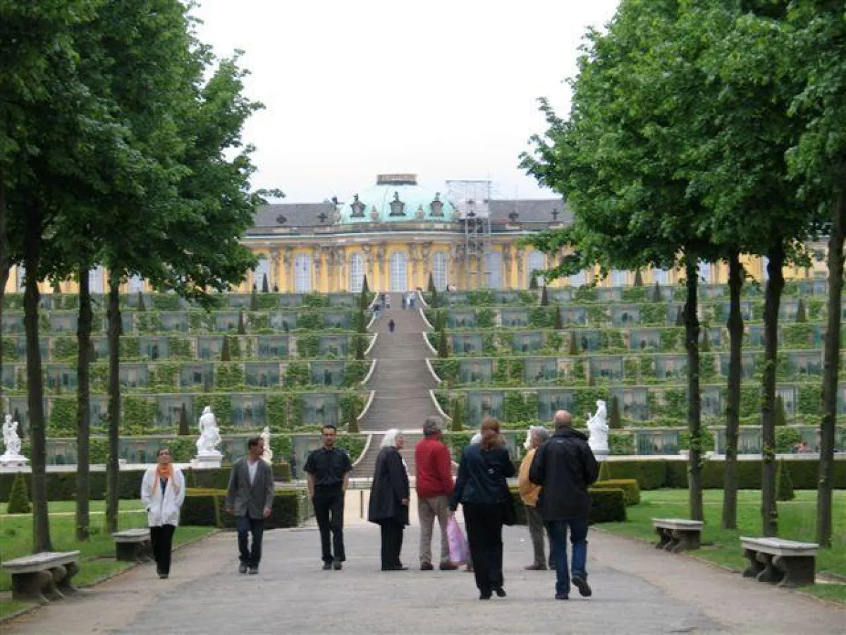 Park und Schloss Sanssouci - eine der Stationen der Potsdam Rallye