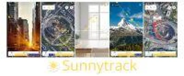 Bild: App ermittelt Sonnenstand - Sunnytrack für Android / Sonnenlicht- und Schattenplanung immer mit dabei