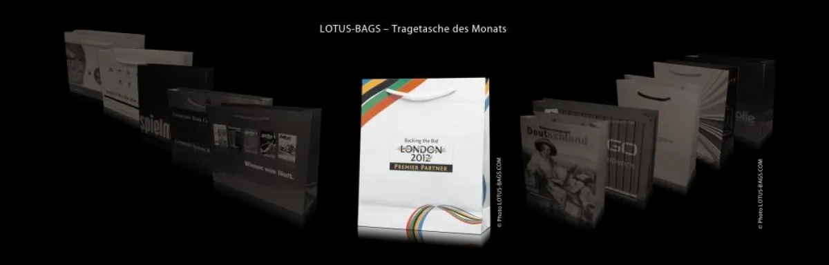 LOTUS BAGS - Tragetasche des Monats 'LONDON 2012'