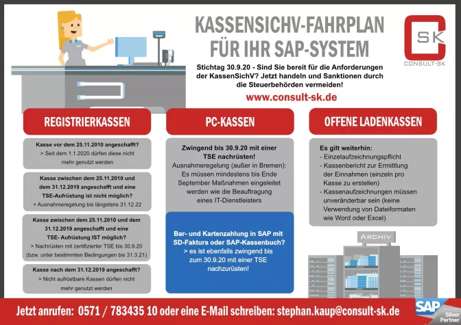 KassenSichV: Komfortable SAP-Lösung für Händler und Entsorger Bild: KassenSichV: Komfortable SAP-Lösung für Händler und Entsorger