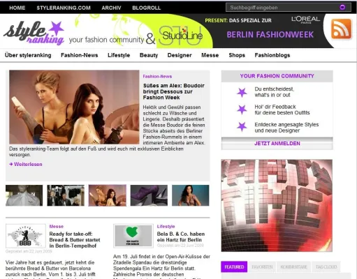 Bild: Studio Line by L’Oréal Paris präsentiert das Redaktionsteam von styleranking auf der Berlin Fashion Week