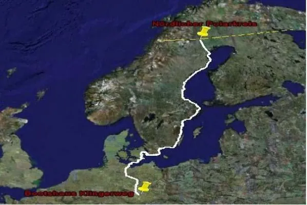 Bild: Von Leipzig zum Nordpolarkreis - 2900 km im Kajak