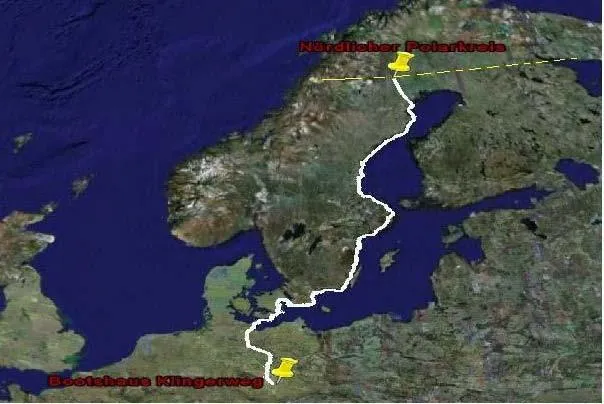 Bild: Von Leipzig zum Nordpolarkreis - 2900 km im Kajak