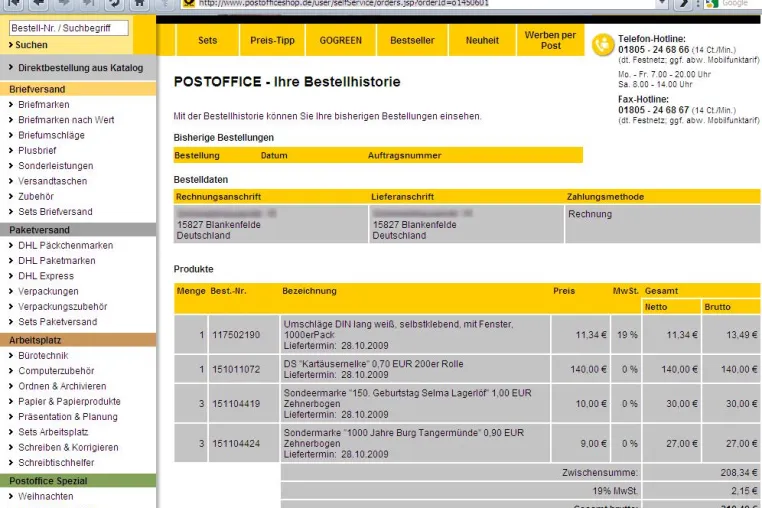 Bild: Datenpanne bei der Deutschen Post AG
