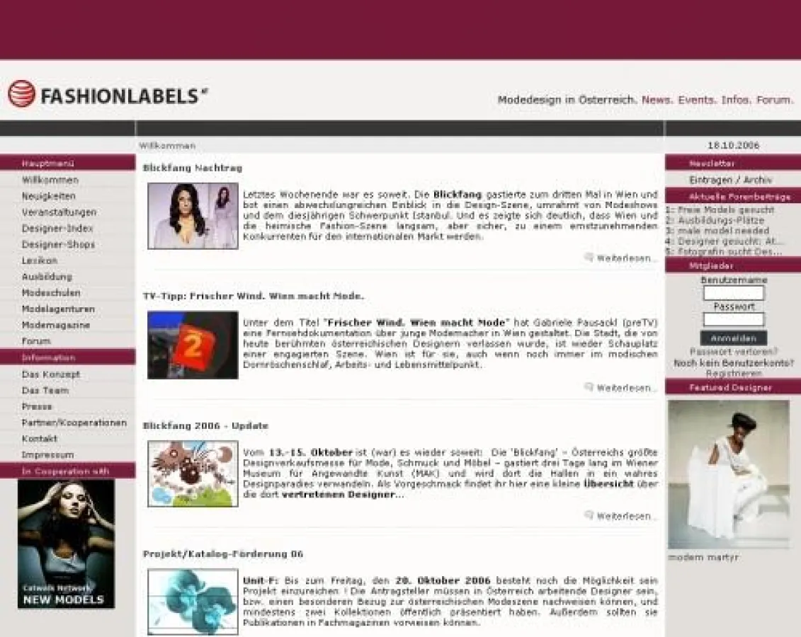 Screenshot: Fashionlabels.at