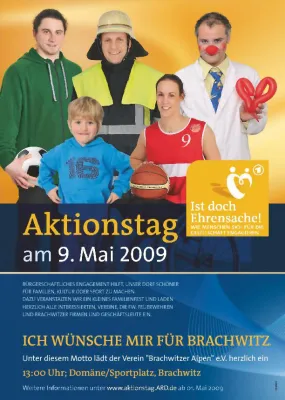 "Ich wünsche mir für Brachwitz..." - Ein Familienfest wird zum Aktionstag für unser Dorf Bild: "Ich wünsche mir für Brachwitz..." - Ein Familienfest wird zum Aktionstag für unser Dorf