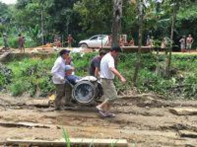 Bild: Vortrag: Im Rollstuhl zu den Orang-Utans