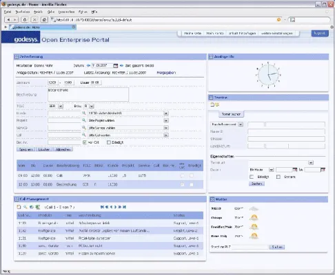 Bild: Keine Zeit verschwenden: Neues Portlet für Zeiterfassung Bestandteil des godesys Open Enterprise Portals