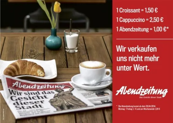 Bild: „Wir verkaufen uns nicht mehr unter Wert“: Abendzeitung München erhöht den Verkaufspreis