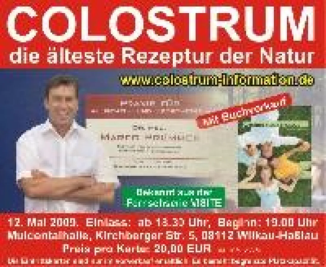 Arztvortrag über Colostrum