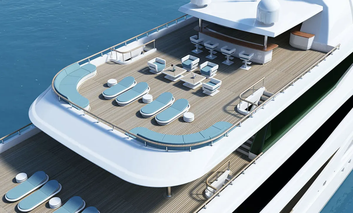 Octoport liefert hochwertige Decksmöbel aus Carbon (© Octoport GmbH)