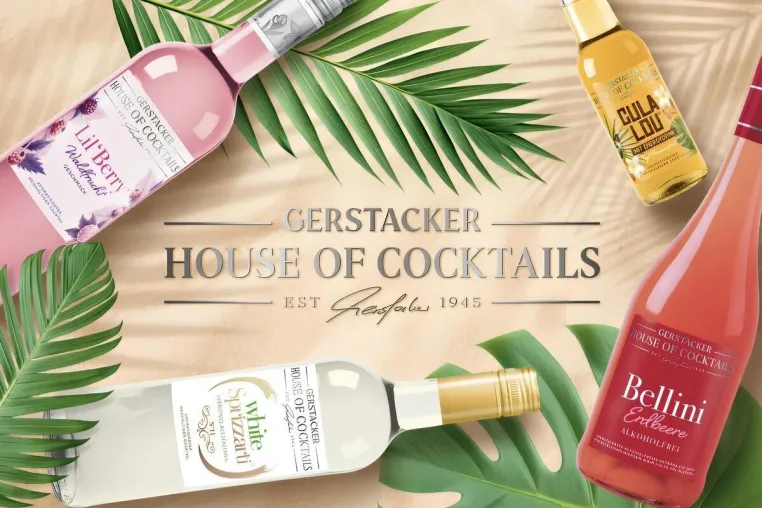 Bild: GERSTACKER positioniert Sommer- und Ganzjahresgetränke neu - "GERSTACKER HOUSE OF COCKTAILS"