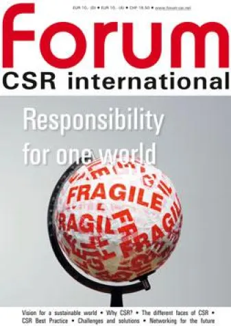 Bild: „Responsibility for one world“