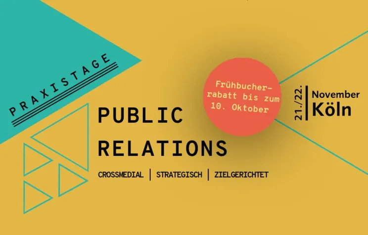 Bild: Praxistage Public Relations am 21. und 22. November 2019 in Köln
