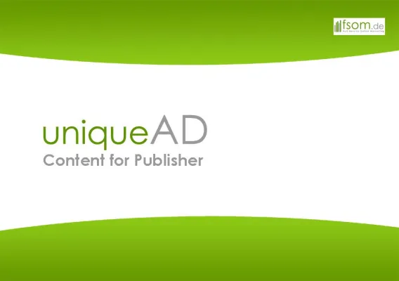 Bild: Neue Methode für den Aufbau themenspezifischer Backlinks - uniqueAD.de