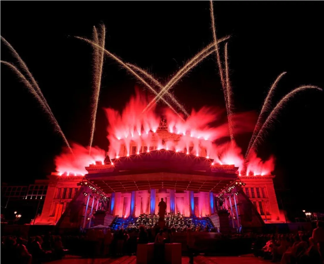 PYRO-ART® auf dem Classic Open Air 2006 auf dem Gendarmenmarkt Berlin