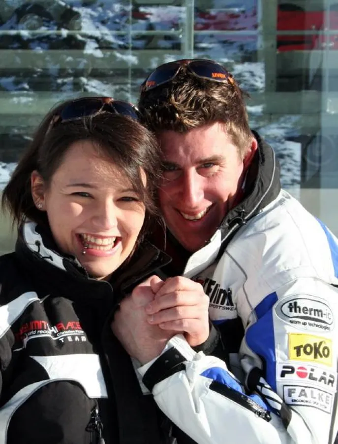 2 Weltrekorde im Visier. Sylvie Maier und Christian Flühr