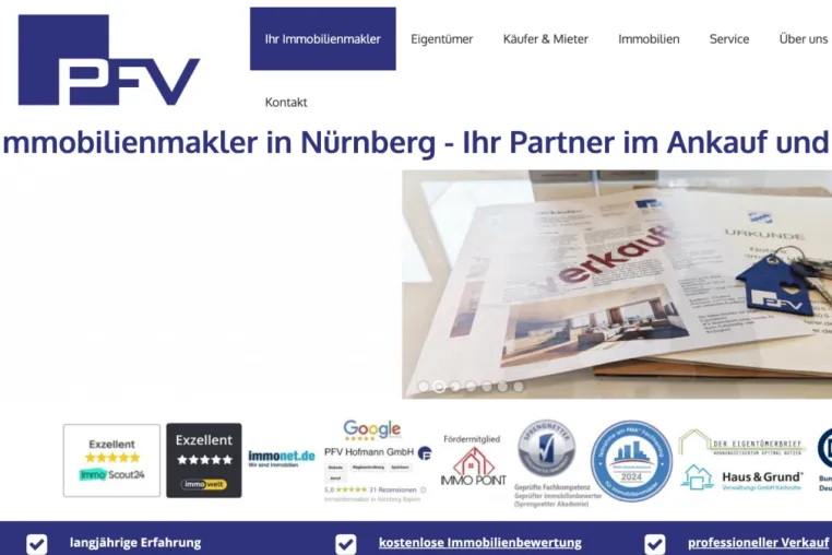 Bild: PFV Hofmann GmbH - Ihr Immobilienmakler in Nürnberg