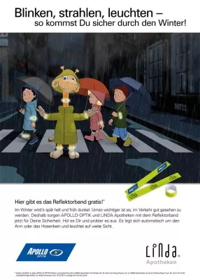 Bild: MARKENRITTER strahlen: LINDA Apotheken und Apollo-Optik kooperieren
