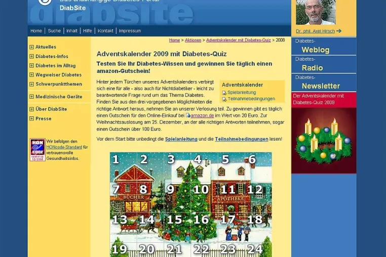 Bild: Diabeteswissen, Buchgutscheine und viel Spaß