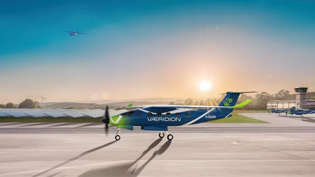 Bild: Münchner Start-up VÆRIDION entwickelt innovatives Elektro-Flugzeug für emissionsfreie Regionalflüge