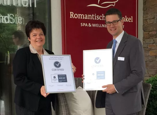 Romantischer Winkel wurde erneut ausgezeichnet! Bild: Romantischer Winkel wurde erneut ausgezeichnet!