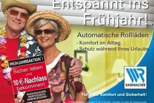 Rademacher mit 10 € Wertscheck-Aktion Frühjahrsoffensive 2007 Bild: Rademacher mit 10 € Wertscheck-Aktion Frühjahrsoffensive 2007
