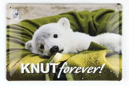 Bild: Umwelt-Botschafter in Blech: Eisbär Knut und seine Freunde werden zu Schild-Bürgern