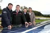 Bild: 7,5-Megawatt-Solarprojekt in Homberg (Efze)/Kassel offiziell eröffnet