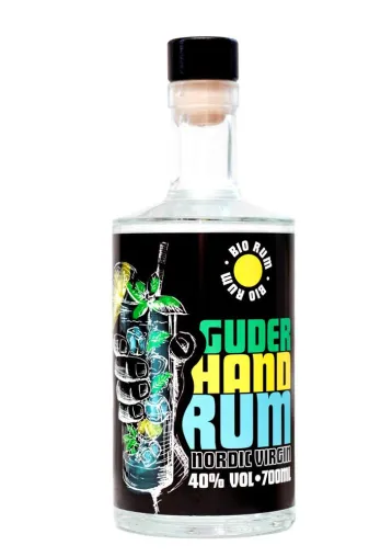 Bild: Weißer Bio-Rum: Guderhand Rum – Nordic Virgin - wird von Tom O’Marv auf dem BCB vorgestellt.