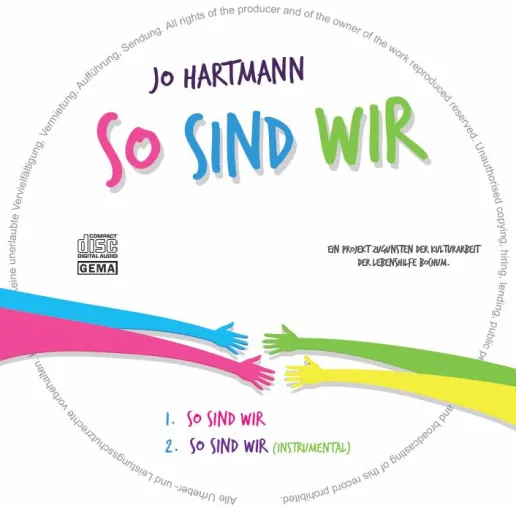 „So sind Wir“ - Der Jo Hartmann-Song zum Musikfestival „Rock for Inclusion“ am 5. Mai in Bochum Bild: „So sind Wir“ - Der Jo Hartmann-Song zum Musikfestival „Rock for Inclusion“ am 5. Mai in Bochum