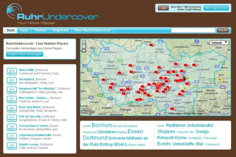 Bild: RuhrUndercover: Der neue Online-Reiseführer für das Ruhrgebiet