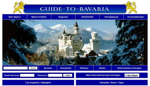 Bild: Neuer virtuelle Reiseführer "Guide-to-Bavaria" - die Beta Version ist jetzt Online