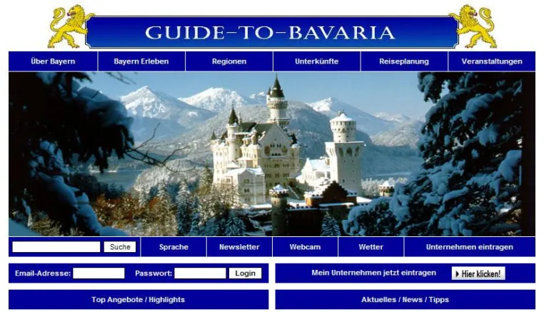Neuer virtuelle Reiseführer "Guide-to-Bavaria" - die Beta Version ist jetzt Online Bild: Neuer virtuelle Reiseführer "Guide-to-Bavaria" - die Beta Version ist jetzt Online