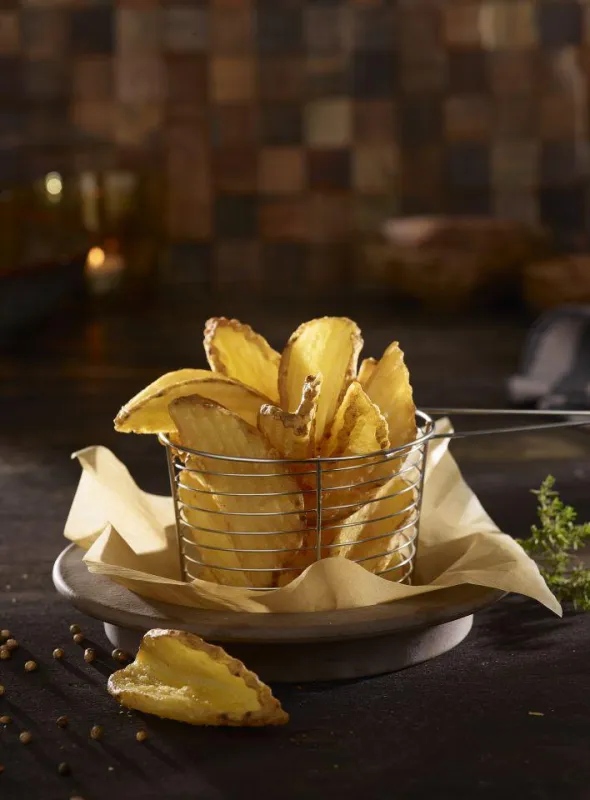 Crispers im Präsentierkorb