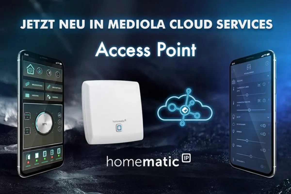 mediola unterstützt jetzt auch Homematic IP Cloud & Access Point