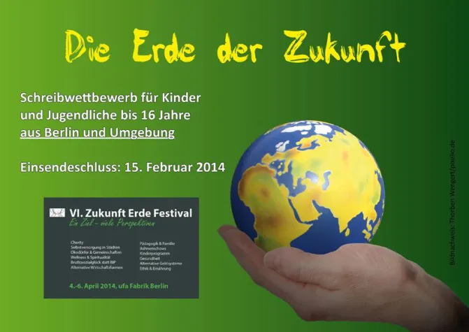Bild: Schreibwettbewerb "Die Erde der Zukunft"