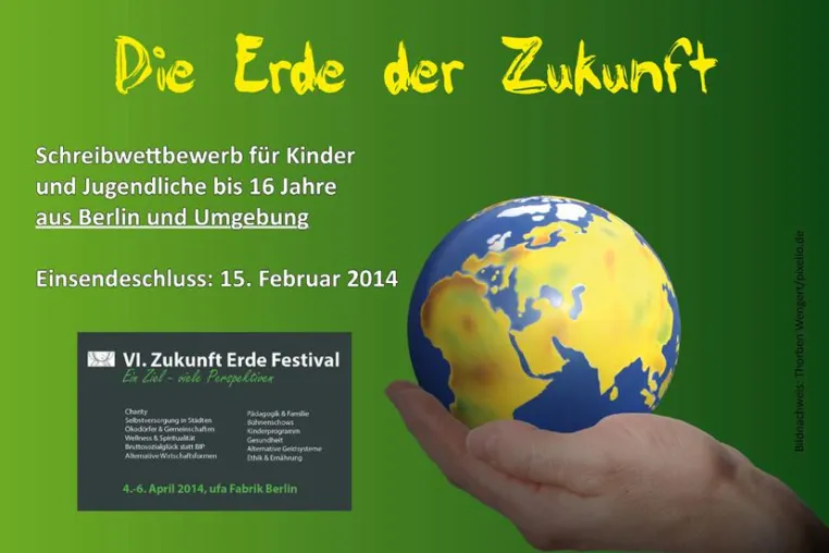Bild: Schreibwettbewerb "Die Erde der Zukunft"
