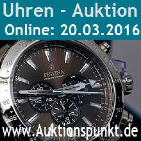 Uhren-Online-Auktion am 20.03.2016 Bild: Uhren-Online-Auktion am 20.03.2016