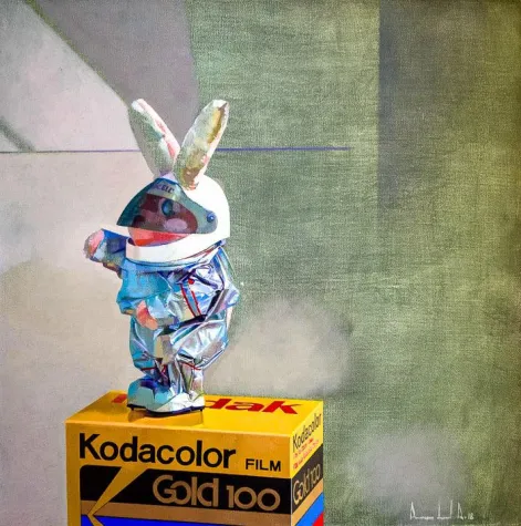 Bild: Maler Amnon David Ar mit neuer Einzelausstellung auf der Schöneberger Art 2018