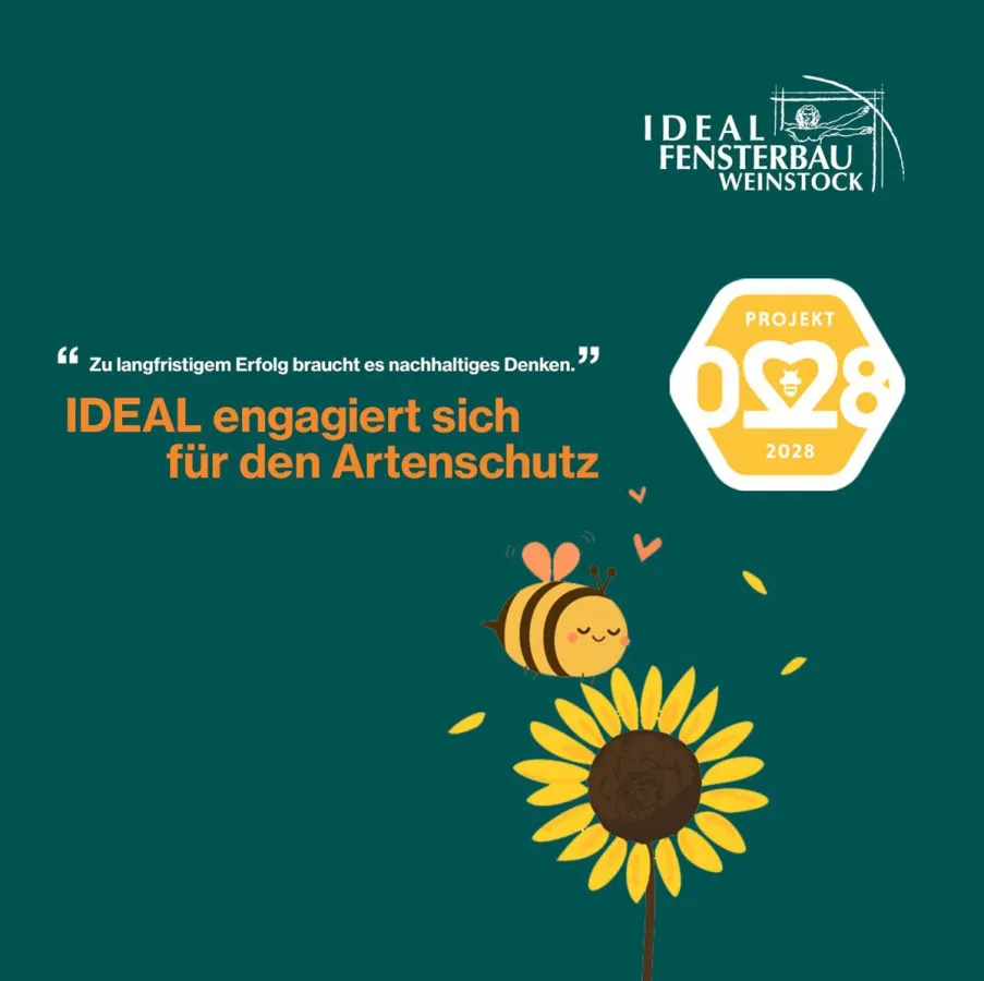 IDEAL Fensterbau Weinstock GmbH setzt sich für Nachhaltigkeit ein (© IDEAL Fensterbau Weinstock GmbH)