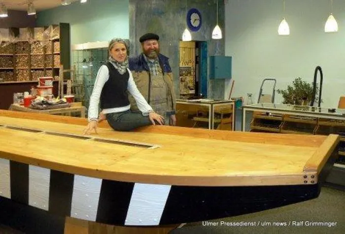 Bild: Eine Ulmer Zille wird zum Perlenschiff