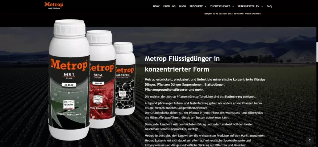 Bild: Metrop führt hochkonzentrierten Flüssigdünger für nachhaltige Landwirtschaft ein