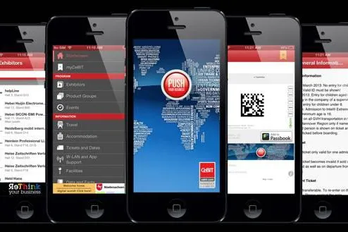 CeBIT Messe-App 2013 Bild: CeBIT Messe-App 2013