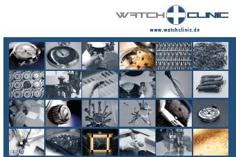 Bild: WATCHCLINIC - Eine professionelle Uhren-Revision zu Weihnachten!